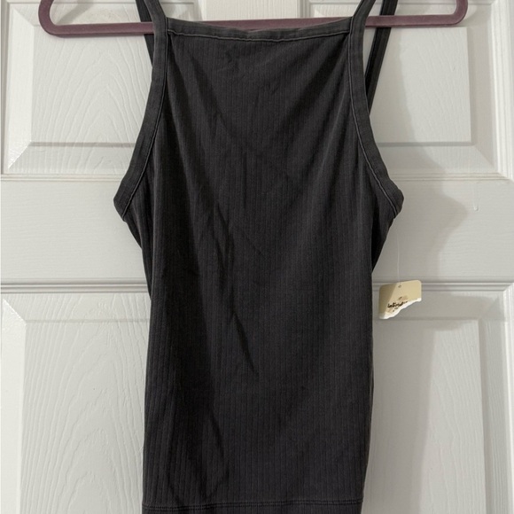 NWT FREE PEOPLE Intimately Ribbed Tank Top Gray Small - Picture 1 of 5